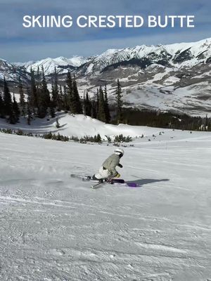 Back in Colorado to check the 23rd @epicpass resort off the list ⛷️✔️ #teamepic #ad #skiing #crestedbutte 