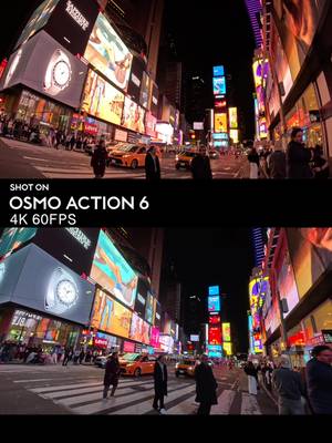 New York City Battle 💥 Who WINS!? 🚀 DJI Action 6 vs GoPro Hero 13 Black #actioncamera #djiosmoaction6 #goprohero13 #osmoaction6 #nightshot