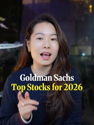Goldman has just released some of its top stock picks for 2026 along with its 2026 market predictions, do you agree and do you own any of these stocks?  #fyp #stockmarket #invest #finance #goldmansachs 