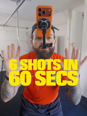 6 shots in 60 seconds. How to film yourself 