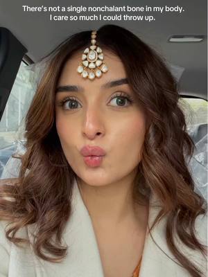 Just not built that way I guess 🤷🏻‍♀️💗 #notnonchalant #girlsclub #lipcombo #makeupoftheday #outfitofthedayideas  [Sensitive girls club, soft girl energy, feminine, soft feminine, maang tika, Indian outfits, outfit of the day, makeup on the go, lip liner, makeup in the car, beauty influencer, fashion influencer, influencer Australia]