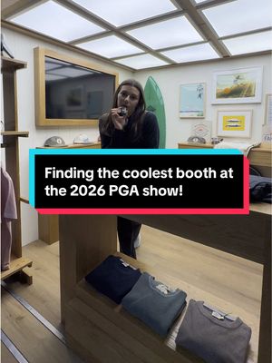 Day 1 searching for the coolest booth….who wants to see day 2?! #pgashow #golf #pga #pgashow2026 #golfing @PGA Show 
