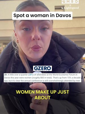 For every 100 men in Davos there are 28 women… let’s find them