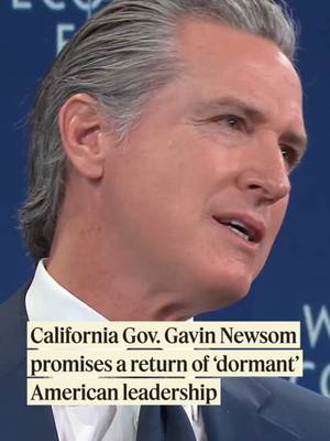 California Governor @gavinnewsom rejected the growing Davos consensus that Trump represents a permanent breach in the American-led global order. “These relationships are in dormancy. They’re not dead,” he told Semafor's Ben Smith. “I don’t use those binary terms. Don’t fall prey to that. That’s a bit hyperbolic.” Newsom spoke two days after Canadian Prime Minister Mark Carney captivated the global forum by declaring that US allies needed to acknowledge a permanent “rupture” in the global systems and begin hedging their bets by deeper engagement with China.