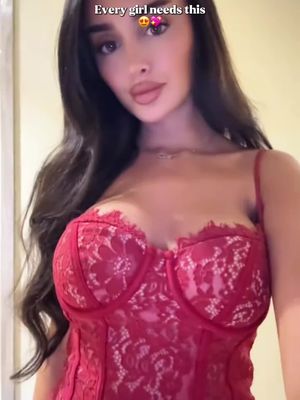 A cute red lace dress is everything a girl needs in her wardrobe ❤️✨ #FashionNova #NovaBabe #RedDress #OOTD