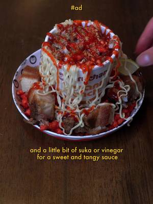  #Ad I made Maruchan Loca with a Filipino twist. I teamed up with Maruchan and Cheetos® Flamin' Hot® to create a unique Maruchan Loca. I used Filipino ingredients such as lechon kawali, banana ketchup, and suka to showcase Filipino cuisine. Check out the post on Maruchan’s Instagram to find out how to enter for a chance to win your own Maruchan Loca Starter Kit! I want to see what kind of creation you’d make! @Maruchan @Flamin’ Hot  #maruchan_partner #flaminhot_partner