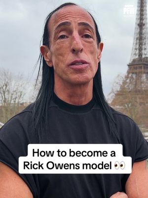 Rick’s specific with it 😌 #casting #rickowens #models #pfw #tiktokfashion 