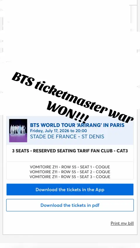 #btsticketwar #bts_official_bighit #ticketmasterfrance #btsparis #armybts 