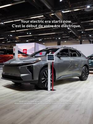 Start your electric era with the new, all-electric 2026 bZ. Commencez votre ère électrique avec le nouveau bZ 2026 entièrement électrique.