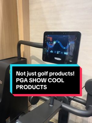 Testing out some of the coolest non-golf products at the PGA SHOW!! #pgashow #pgashow2026 #pga #golf #golfing @PGA Show @Hyperice @Technogym 