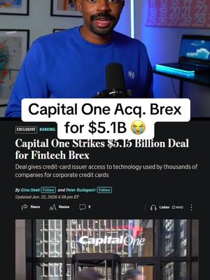 Capital One acquires Brex for $5.1 billion; however the real winner is Ramp #startup #business #vc #venture  
