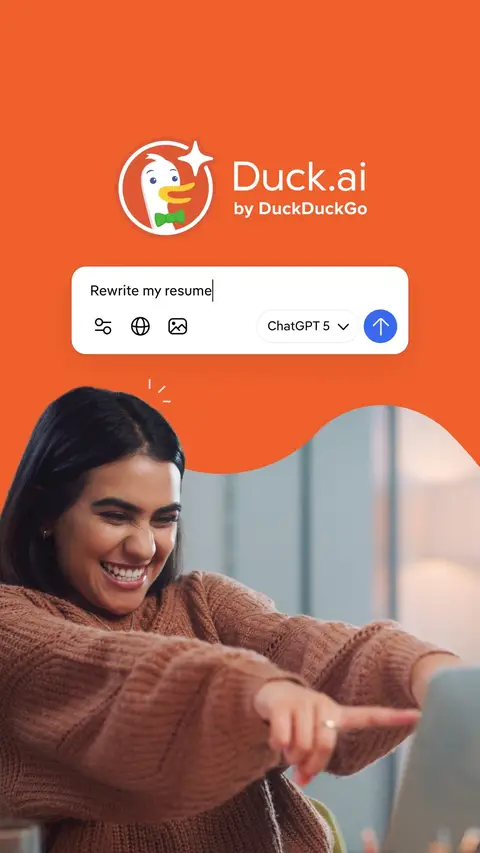 What you tell ChatGPT isn’t private. 👀 Duck.ai is. It lets you chat with ChatGPT, Claude, and others — all in one private place.  Free. No account required. Using AI is a choice. Privacy should be too. ✊