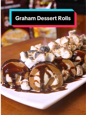 DESSERT SUSHI? 🥢 This is what happens when you layer grahams and cheesecake, roll everything up, and slice it into dessert rolls. Getting creative is easy as 1-2-TREATS with M.Y. San Grahams 💛 Make your own Dessert Rolls or create your own M.Y. San Grahams recipe for a chance to win up to PhP 100,000 using the hashtag #MYSanGrahamRecipeChallenge until February 13, 2026 #fyp #food #lumpiaqueen #foodlovers 