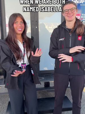When there’s two Isabellas in the team.  #RAFARacing @Isabella Robusto @Isa 