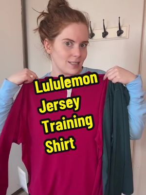 LOVING the @lululemon training jersey wordmark shirts. Is it just me, or if I’m going to spend $50 on a shirt I want to see the brand name 😆 #lululemon #lululemonjerseytraining #wordmark