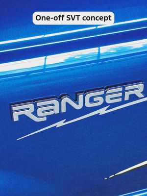 Meet the Ford Ranger® that thought it was a Lightning®. The 2002 Ranger SVT Lightning Bolt was a concept truck, essentially imagining what a “baby Lightning” version of the F-150® SVT could be. #ford #truck #ranger