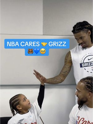 Moments that last a lifetime 🐻💙 #memphisgrizzlies #nbacares #NBA #community @NBA 