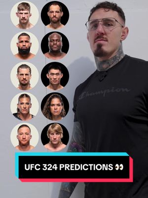 My UFC 324 prediction 👊🔥 #fyp #mma #ufc324 