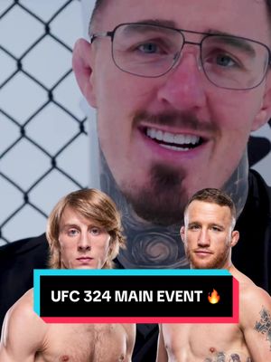 UFC 324 main event preview 🔥👊 #paddythebaddy #justingaethje🇺🇸 #ufc324 