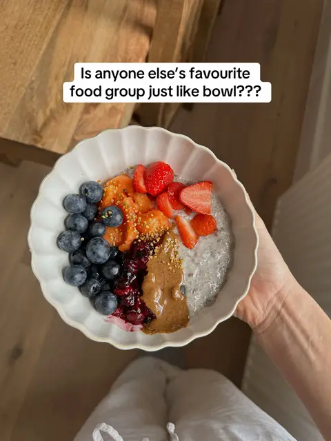 put anything in a bowl and it immediately tastes better, just saying  #healthyfood #mealinspo #dinner #breakfast #fyp 