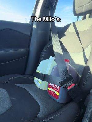 Milo's = precious cargo! ☝️  #DrinkMilos #MilosMoment #SweetTea #Lemonade #groceryshopping 