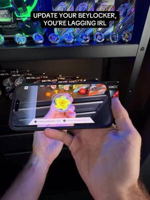 Beylocker stays LOADED 😤🌀 How many Beys have you got in your Beylocker? 👇👀 #BEYBLADE #BEYBLADEX #app #hologram #game
