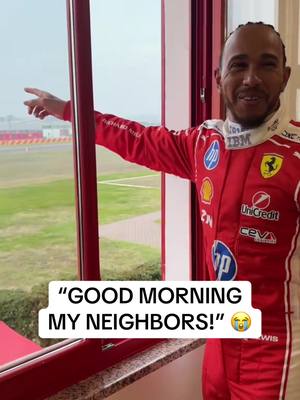 Lewis 😂 (via @Lewis Hamilton) #ferrari #f1 #lewishamilton #charlesleclerc 