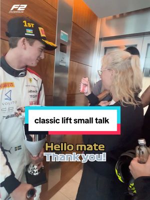 weirdest elevator pitch 🤭 #f2 #formula2 