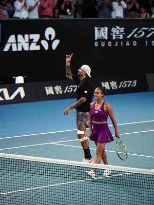 We didn't just come to play, we came to put on a show 🍿 🎥  Never a quiet day at the office with @Nick Kyrgios 😂 See you for R2!