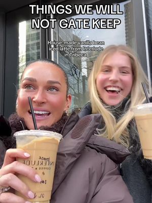 INTERLUDE COFFEE IN TRIBECA I AM OBSESSED WITH YOU!!!!!!! New York coffee is 10/10 ☕️☕️☕️ Hiiiii @catiehart  #nyccoffeeshop #nyccoffee #icedlatte #coffeerecommendations  #interlude 
