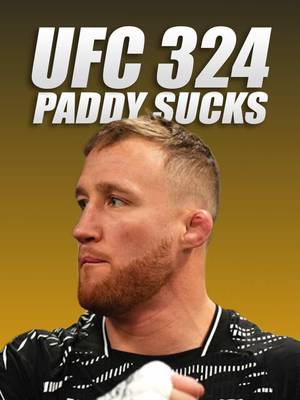 #UFC324 Paddy Pimblett is getting SLEPT by Justin Gaethje 😴 #mma #paddypimblett #seanomalley 
