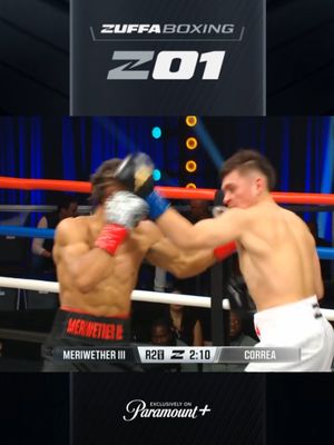 HE KNOCKED HIS MOUTHPIECE OUT 😱 Robert Meriwether III is off to a QUICK start at #ZuffaBoxing01! [ @RiyadhSeason | #RiyadhSeason ]