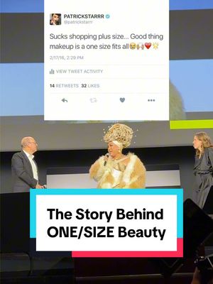 If any of y'all didn't know the meaning behind @ONE SIZE BEAUTY ❤️💕 Thank you @sephora and @SEPHORA France for having me!  #onesizebeauty#onesizebeautyrickstarrr #beauty #makeup