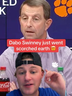 Props to Dabo for an EPIC presser #CollegeFootball #cfb #clemson #clemsonfb #greenscreen 