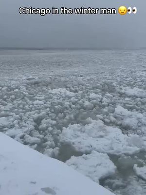 Chicago is different in the winter 😦 @barstoolchicago (🎥:anon) #snow #usa #chicago 