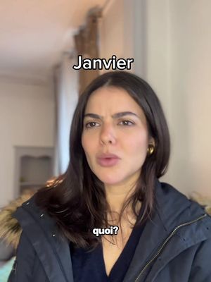 Vous trouvez que janvier passe vite ou lentement ? 💕 #humour #drole #relatable #janvier #femme 