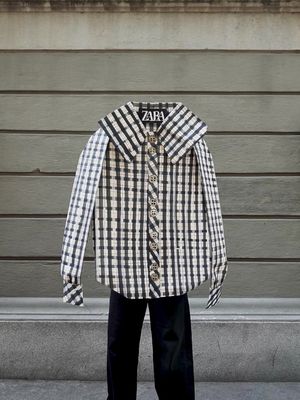 The giant paper shirts @María Rec #zara