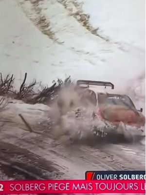 SS12!  A STAGE WIN! Went off into the snow, got lucky, got out again-stage win by 2 seconds. That one really did have everything! #oliversolberg #fyp 