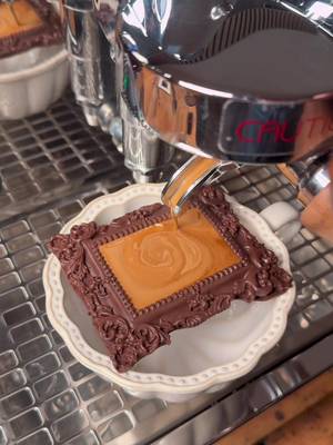 Painting from chocolate and coffee☕️🖼️