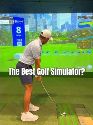 Is this the coolest sim golf experience? #golf #fyp 