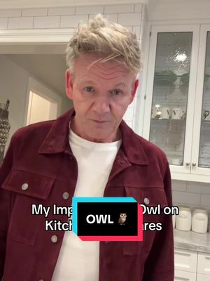 My impression of an owl on a TV show where a a chef tastes the food…also known as Kitchen Nightmares 😂