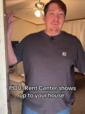 Rent a center shows up to your house #fyp #rentacenter #comedyskit #funnyvideo 