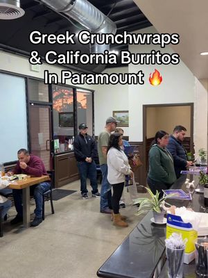 Greek Crunchwraps and California burritos from this tucked away gem in Paramount. Would you try a Greek crunchwrap? 🤔 #food #Foodie #losangeles #paramount #burrito 