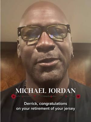 MJ has a message for Derrick Rose 🐐 #michaeljordan #derrickrose #retirement #banner #chicagobulls 