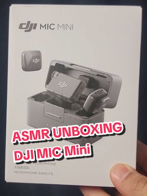 #asmrunboxing the #djimicmini fantastic sound, range and versatility! Have you tried? #productreview #ugccreator 
