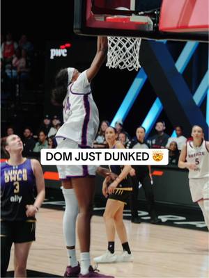 SHE’S UNREALLLLL🤯 #unrivaled #dunk #dommalonga @Breeze BC 🌬 