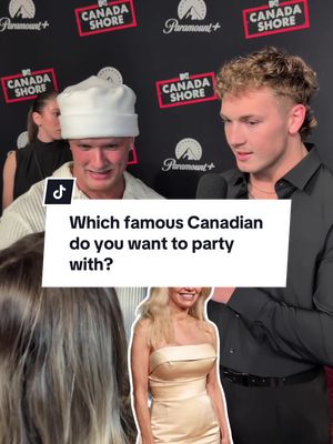 Which famous Canadian does the cast of Canada Shore want to party with?  Seems like the house is full of Beliebers! 🙏 Can we expect to see @Justin Bieber in season 2? 👀 #canadashore #canadiantv #paramountplusca #justinbieber @Paramount+ Canada 