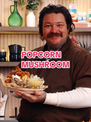 YOU WANT CRUNCHY FRIED JUBEJUBES OF FLAVOUR BURSTING IN YOUR MOUTH?!?! POPCORN MUSHROOMS ARE LITTLE FLAV BOMBS STRAIGHT FROM THE EARTH THANK YOU @Mushroom Council FOR THESE MUSHROOM NUGS OF LOVE!!  #mushroompartner #itsnotmagicitsmushrooms