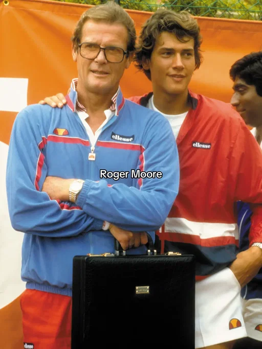 When quality speaks for itself, legends tend to listen. From royalty to rock‑and‑roll, our pieces have travelled far beyond the tennis court - earning their place in culture, one photograph at a time. Pictured here:  1. Roger Moore 2. Muhammad Ali  3. Mic Jagger  #80s #retrofashion #retro #nostalgiacore #fyp 