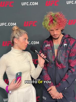 Before the fight, mind you. #UFC #ufc324 #sugasean #seanomalley #songyadong 